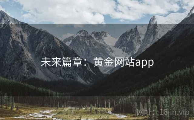 未来篇章：黄金网站app