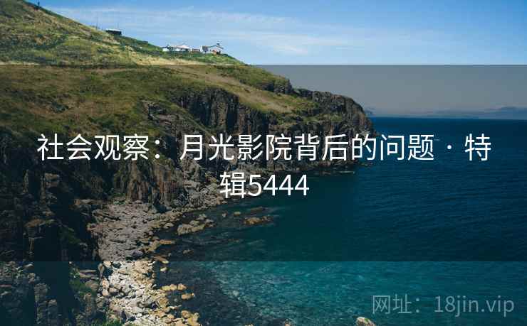 社会观察：月光影院背后的问题 · 特辑5444
