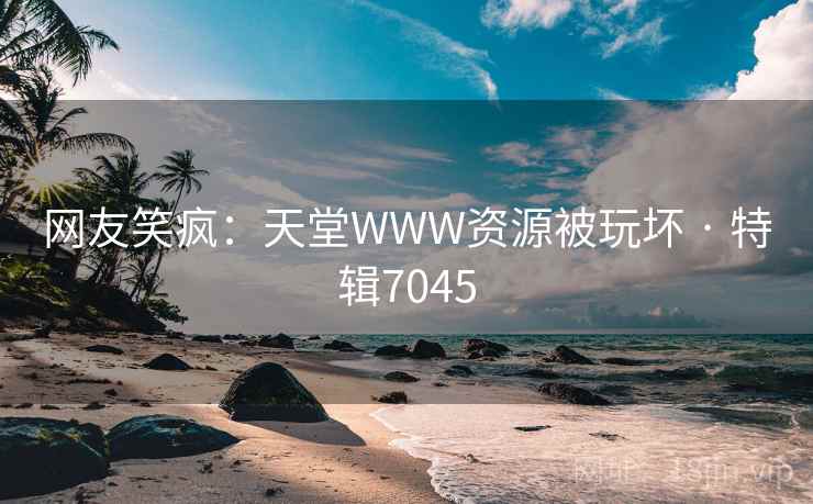 网友笑疯：天堂WWW资源被玩坏 · 特辑7045