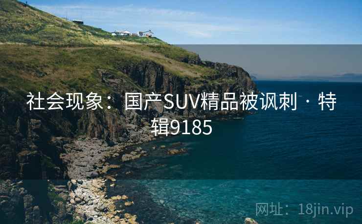 社会现象:国产SUV精品被讽刺 · 特辑9185 社会现象:国产SUV精品被讽刺 · 特辑9185